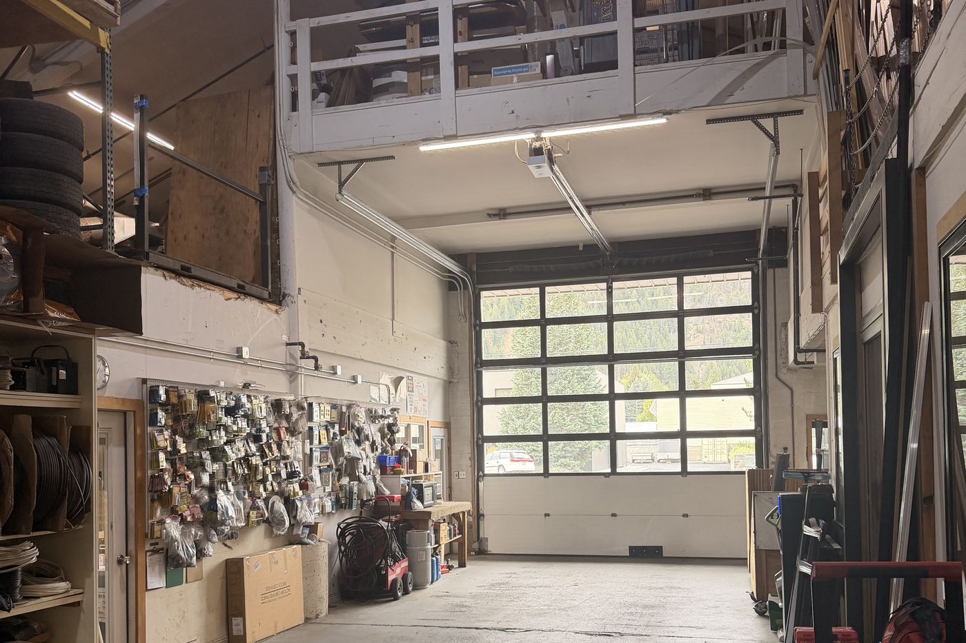Inside the Glass Masters shop bay in Ketchum
