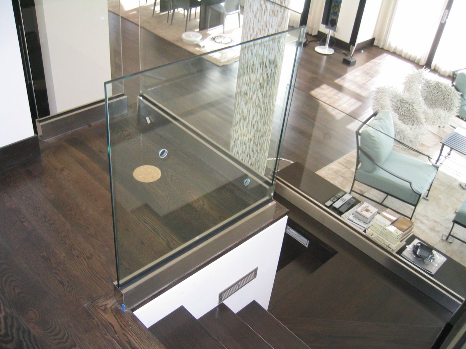 Glass work in a Sun Valley home